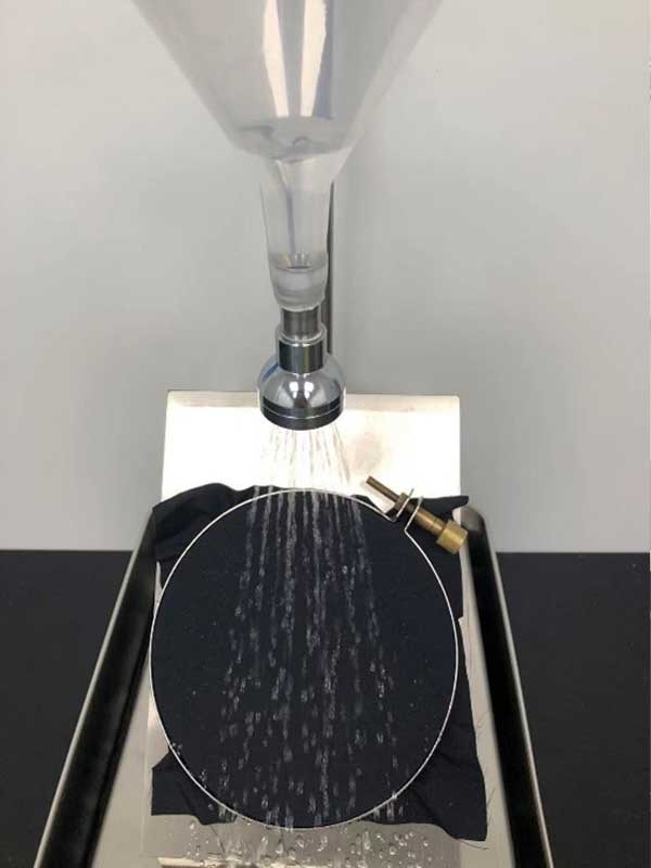 防水性試驗(yàn)中狀態(tài)